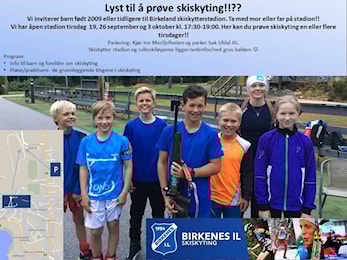 Skiskytterskole 19/9, 26/9 og 3/10